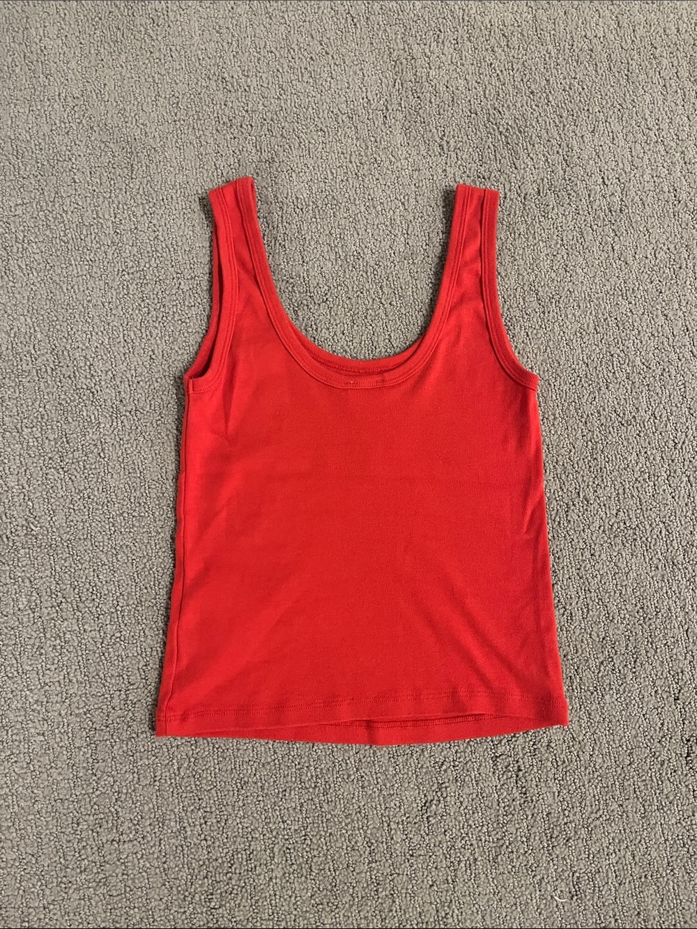 🩷 NWOT Abercrombie & Fitch 100% Cotton Spain Graphic Scoopneck Tank - Picture 5 of 11